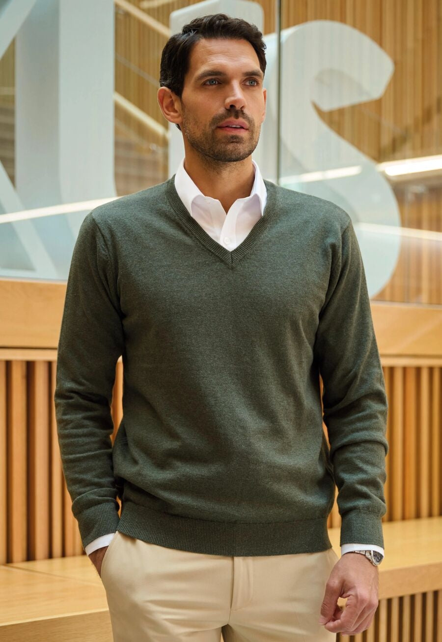 Berlin V-Neck Jumper - Casuals & Separates