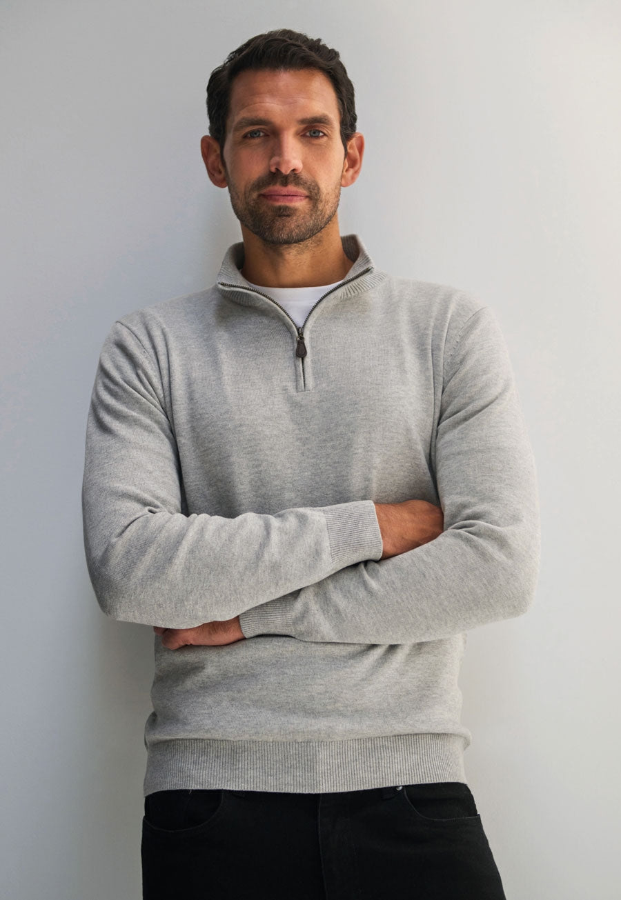 Dallas 1/4 zip Jumper - Casuals & Separates