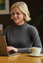 Golden Turtleneck Jumper - Casuals & Separates