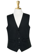 Black Herringbone Vest - Mix & Match Collection