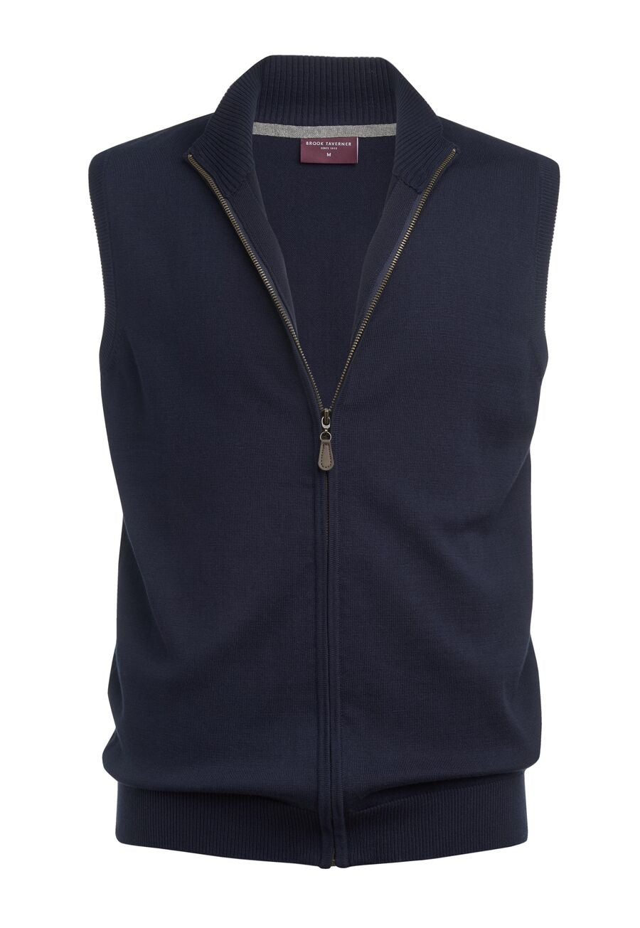 Lincoln Knitted Zip Gilet - Casuals & Separates